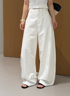 爆款 延伸款 休闲裤 LIMO 6093 阔腿裤 春上新 微弯刀裤 压线西裤
