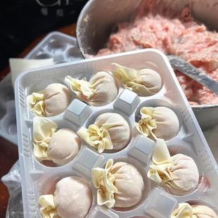 手工上海虾仁皮蛋鲜肉小馄饨速食早餐荠菜薄皮小混沌小云吞半成品