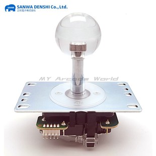 日本进口SANWA 战神拳霸格斗街机游戏 三和摇杆透明球头8YT 原装