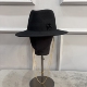 Fedora 秋冬欧美羊毛呢RB字母礼帽子女Monogram embellished Hat