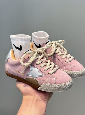 真皮女童板鞋2026春季新款儿童休闲鞋运动鞋男童防滑软底阿甘鞋