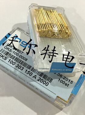 INGUN英钢探针GKS100 303 150A2000(凹头型)测试针 弹簧顶针