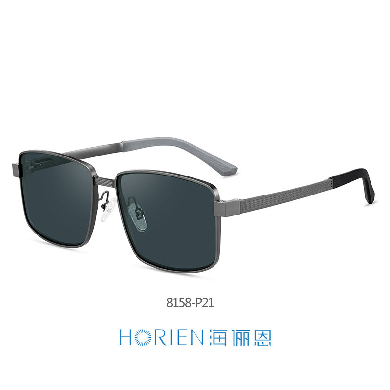 海俪恩时尚墨镜复古方框商务男开车运动专用太阳眼镜N8158