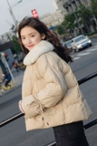 现货！超高数据！简约学院风短衣F896P125K198，女装棉衣/棉服，浙宝287