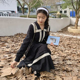 现货海军领黑白撞色连衣裙Z287-2207-P115-K168，女装连衣裙，浙宝287