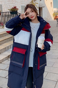 冬季新款 撞色拼接加厚服 287-F2257-P185-K268图片
