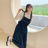 【夏款新款】夏日森系复古风牛仔套装Z287-F2218-P125-K178，女装连衣裙，浙宝287
