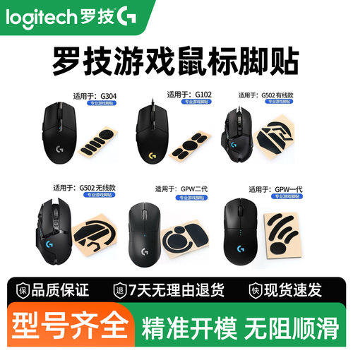 罗技GPW/G系列鼠标脚贴代用