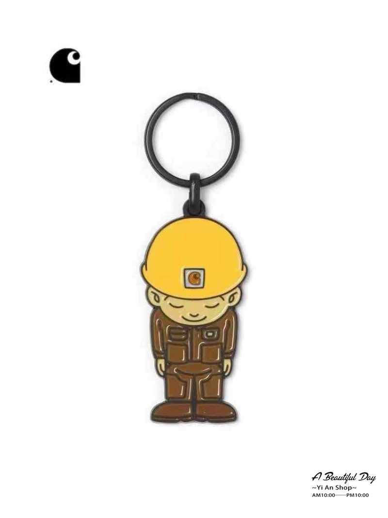CAR*HARTT WIP SUMIMASEN KEYCHAIN FOREIGN TRADE METAL WORKWEAR CARTOON CHARACTER KEYCHAIN