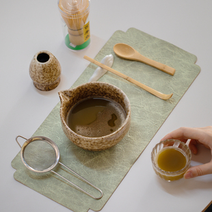 日式抹茶碗抹茶工具套装百本立抹茶搅拌器茶筅器具仿宋套装带嘴