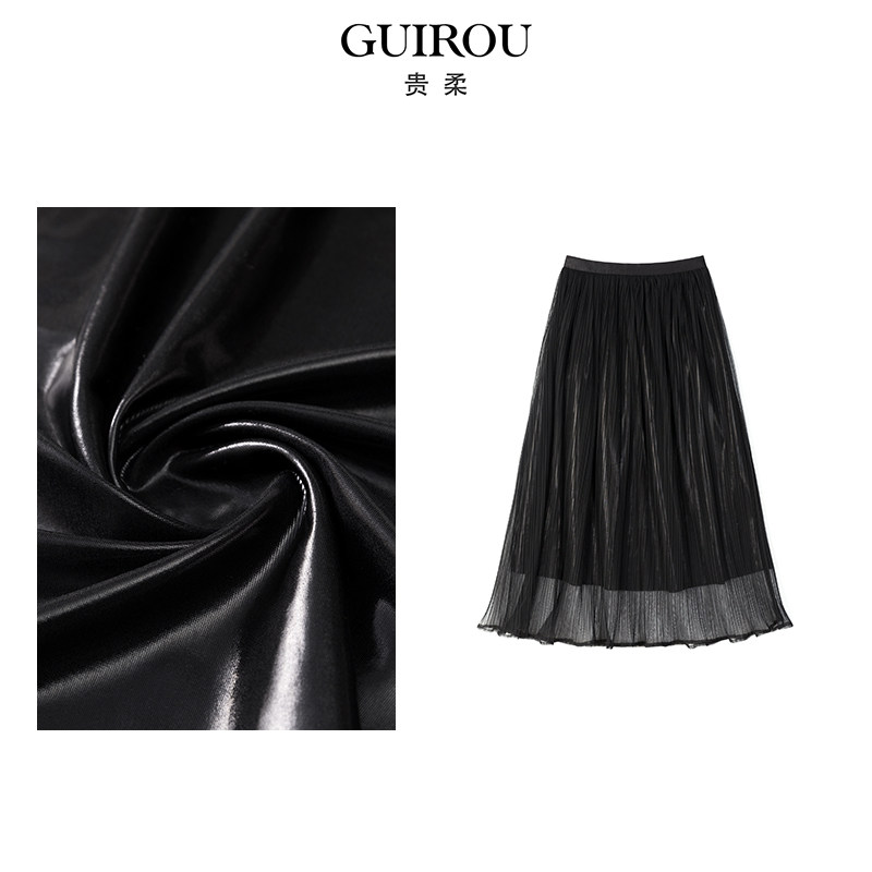 【雯雯推荐】（裙长84）高腰百搭网纱显瘦半身裙长款百褶裙60028,女装/女士精品,大码半身裙,淘宝优惠券,粉丝福利购,淘宝优惠卷