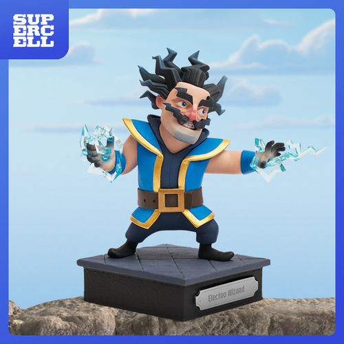 supercell 皇室战争部落冲突闪电法师手办游戏模型动漫周边送礼