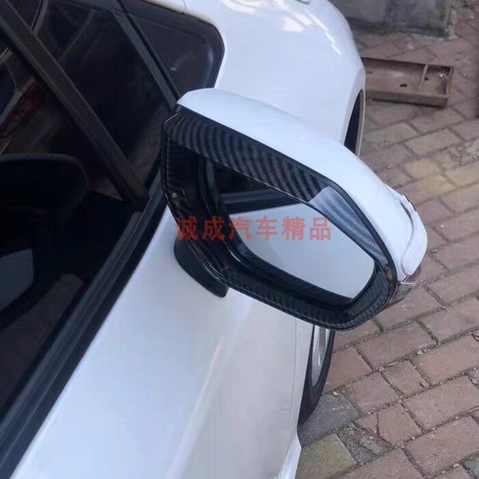 适用19 20 21款卡罗拉黑武士改装后视镜罩防刮装饰22雷凌倒车镜盖