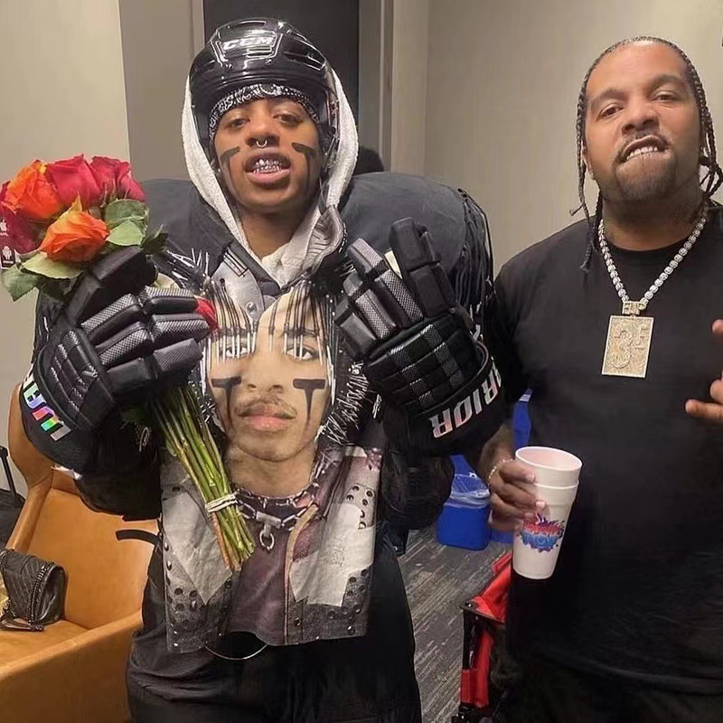 2024高街Travis Scott Teezo Touchdown Utopia Tour长钉头像短袖