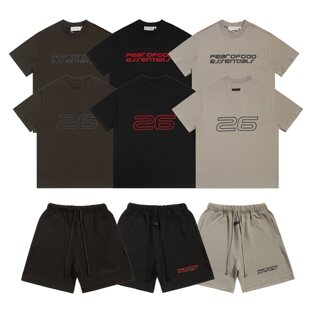 运动套装 FOG T恤宽松休闲夏季 男女同款 ESSENTIALS字母印花短袖