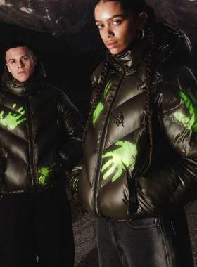 冬季新款mertra温感羽绒棉服加厚连帽保暖面包服宽松男女同款外套