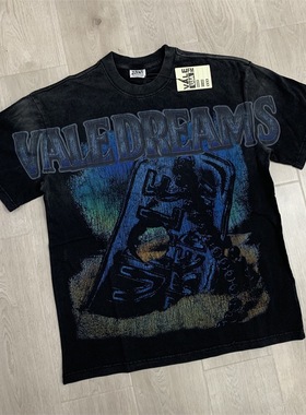 Vale Forever Valley Sport DOG TAG BIG TEE马骝洗水做旧宽松T恤
