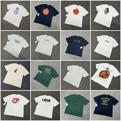 Aime Leon Dore美式复古艺术家涂鸦印花夏季男女休闲纯棉短袖T恤