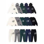 极简字母Cole Buxton提花情侣圆领帽衫 针织毛衣男女长裤 热卖 套装