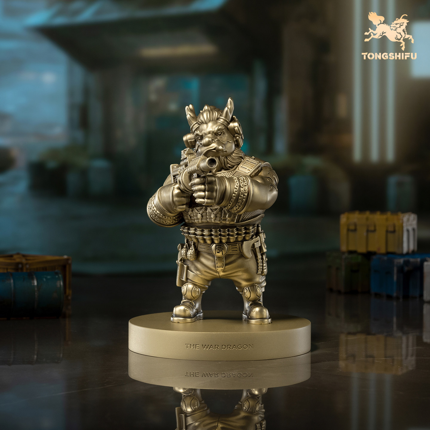 铜师傅《战斗龙》客厅桌面铜龙摆件 家居装饰工艺品,家居饰品,桌面摆件,淘宝优惠券,粉丝福利购,淘宝优惠卷