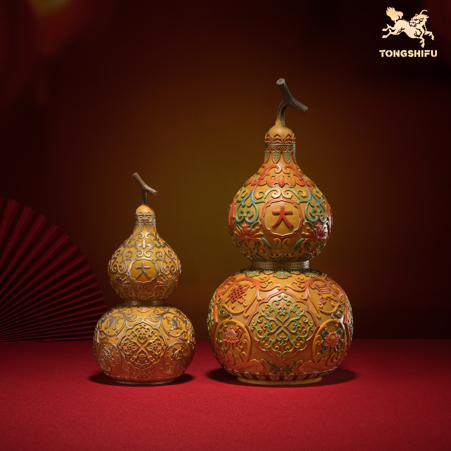 铜师傅《大吉大利葫芦》客厅桌面铜摆件 家居装饰工艺品乔迁礼物,家居饰品,桌面摆件,淘宝优惠券,粉丝福利购,淘宝优惠卷