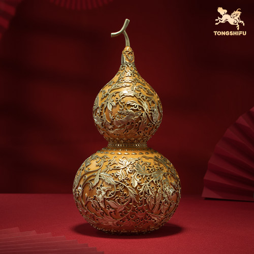 铜师傅《福禄临门》摆件