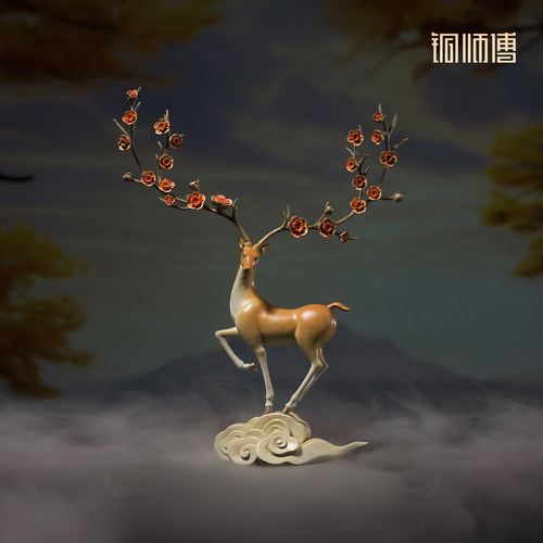 铜师傅《一路繁花》摆件