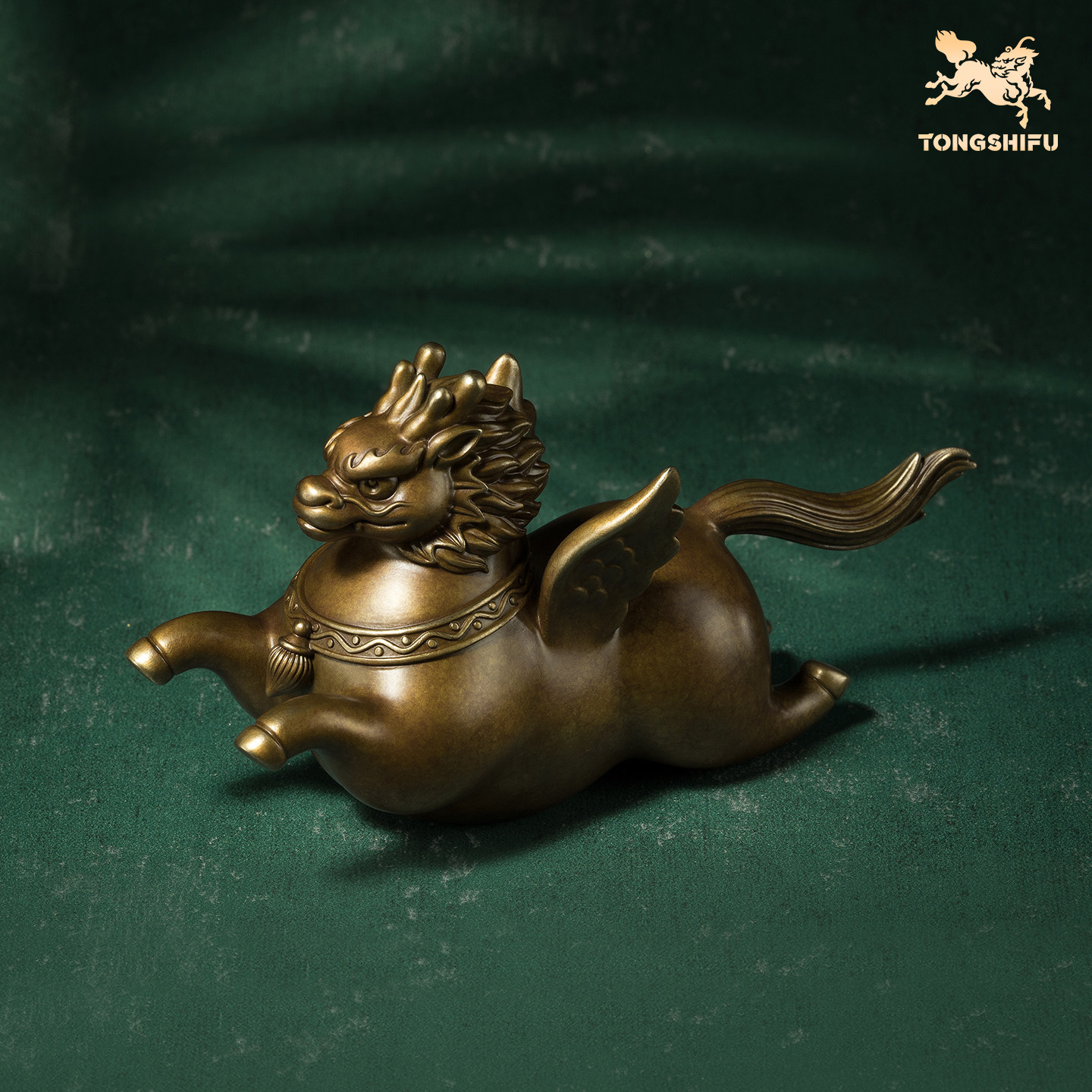 铜师傅《萌版龙马（上新了故宫联名）》客厅桌面生肖马摆件吉祥物,家居饰品,桌面摆件,淘宝优惠券,粉丝福利购,淘宝优惠卷