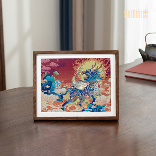 铜师傅《麒麟呈祥（桌面）》