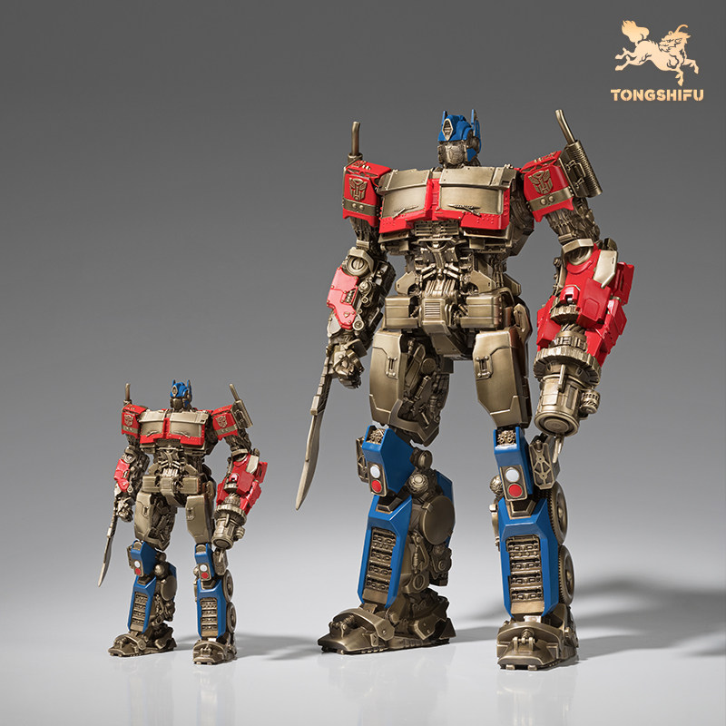 COPPER MASTER 인증 TRANSFORMERS OPTIMUS PRIME 한정판 핸드 모델 데스크탑 구리 장식품