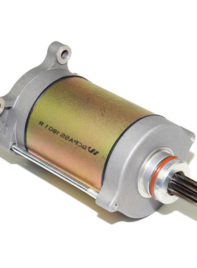 适用沙滩车UTV春风CF400全地形车450cc启动马达ATV CF550起动电机