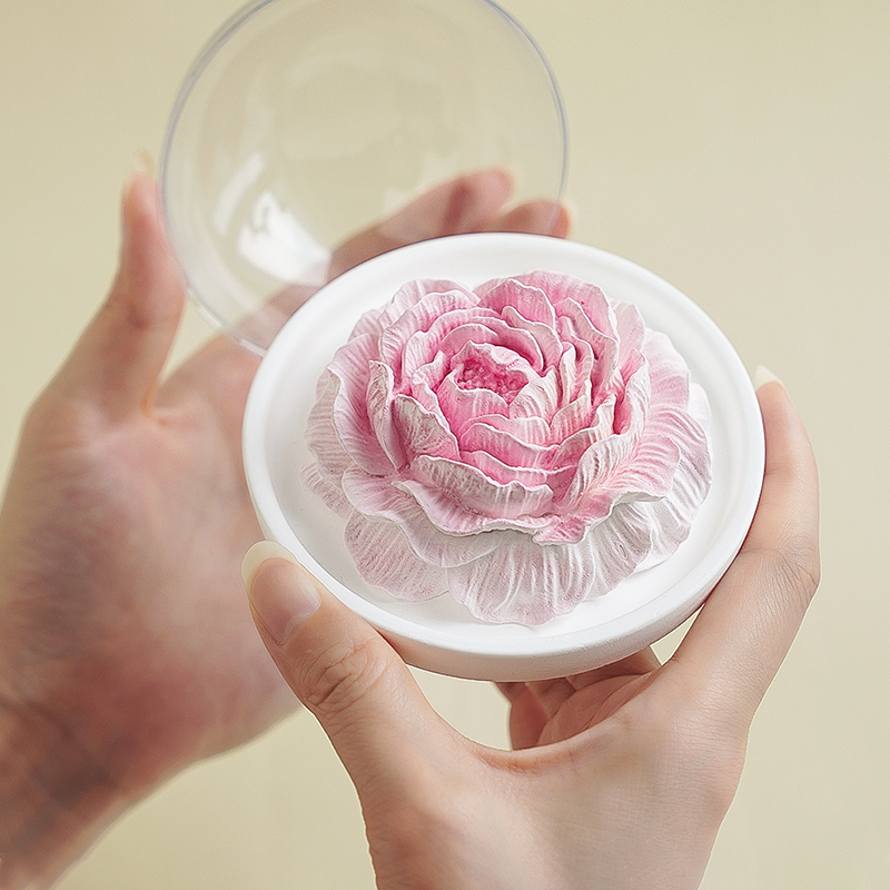 香氛牡丹花伴手礼桌面摆件高级感