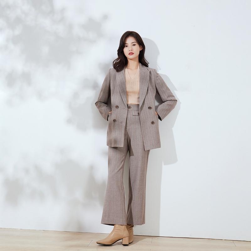 天轩商场同款2024春秋女新款西装外套港风气质职业上装TGQW185