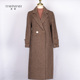 特价 天轩商场同款 TEDE623 羊毛大衣复古西装 领断码 冬季 女士新款