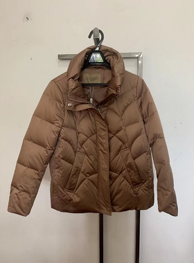 天轩商场同款冬新款女短款白鹅绒羽绒服简约保暖时尚特价TIDY258