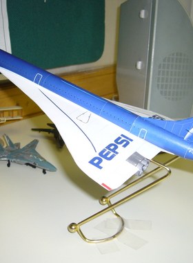DIY手工拼装立体纸质模型法国协和飞机民航飞机 航空客机 3D折纸