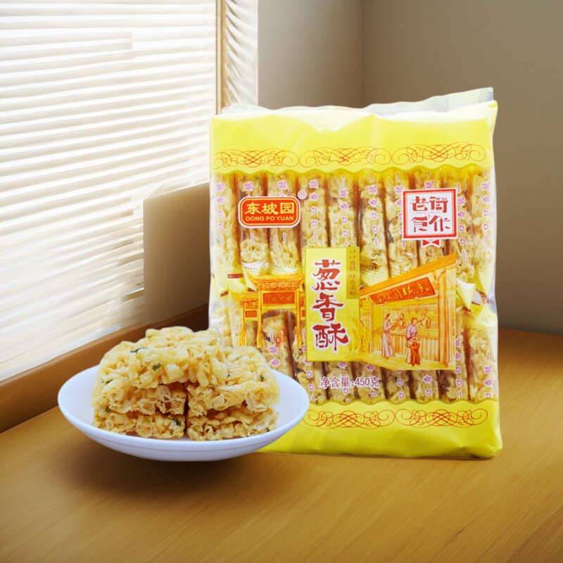 东坡园葱香酥450g袋装小袋四川眉山特产酥脆香怀旧小零食零食糕点