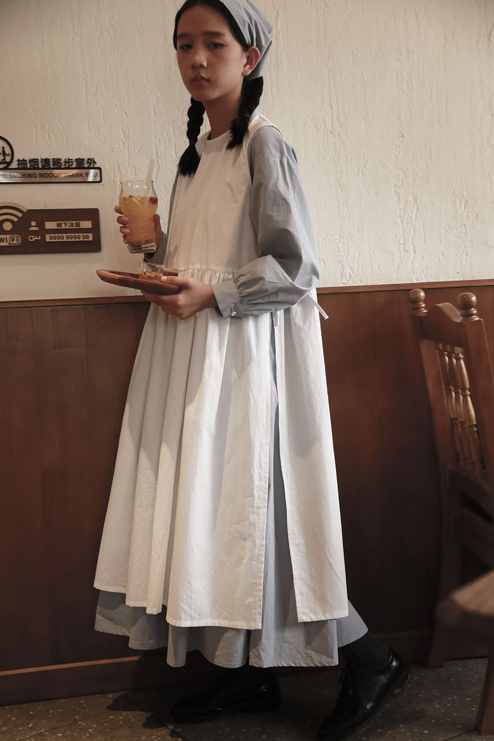thetree女连衣裙日系秋季小众
