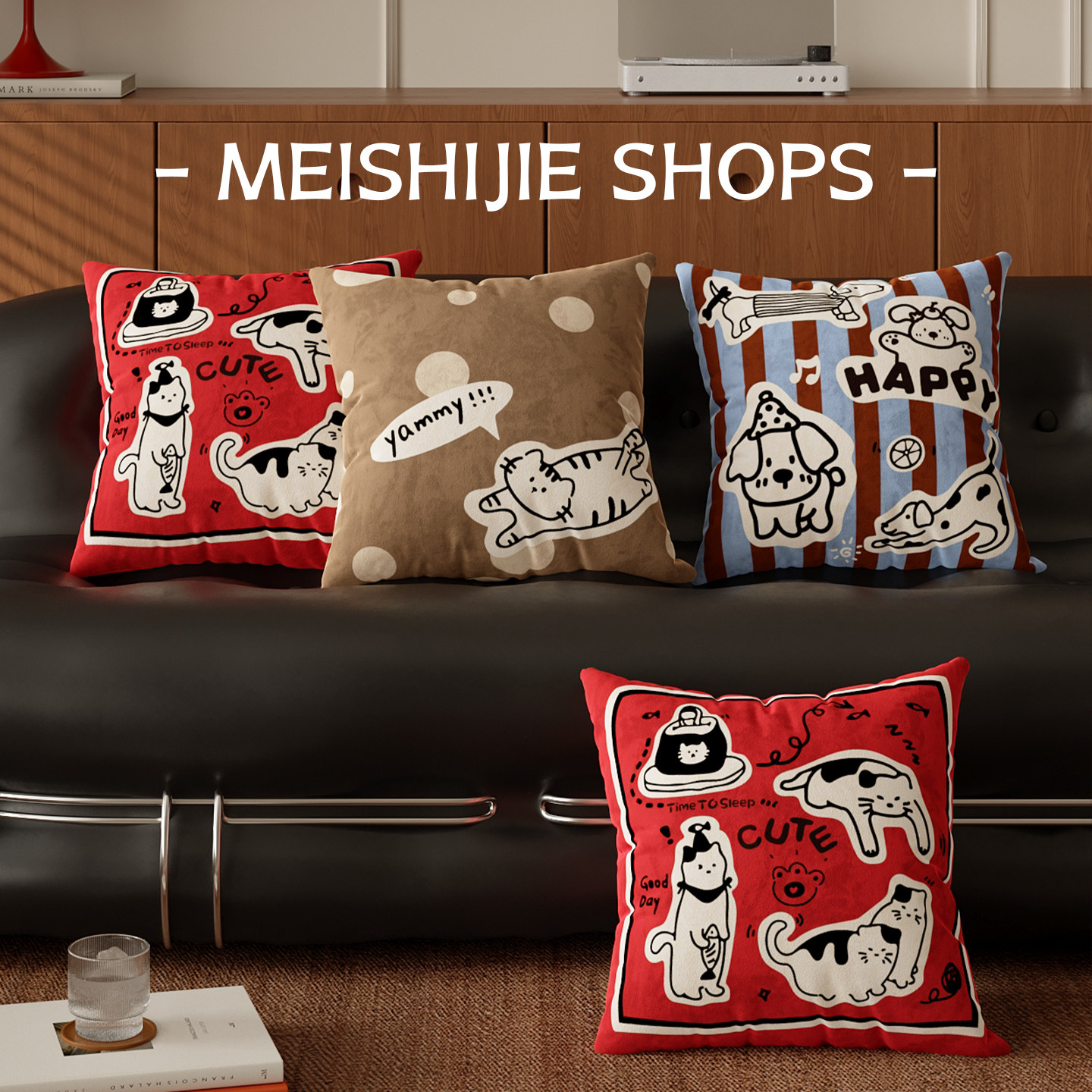 现代ins高级感沙发抱枕床头靠垫含芯民宿装饰靠枕可拆洗沙发靠枕,居家布艺,靠垫/抱枕,淘宝优惠券,粉丝福利购,淘宝优惠卷