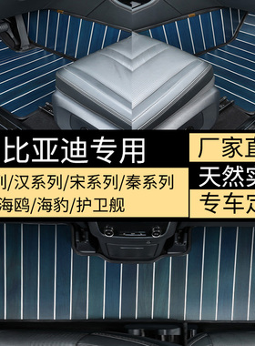 比亚迪海鸥海豚实木地板脚垫护卫舰宋Plusmax元pluspro唐dmi汉EV