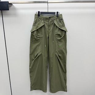 非市场货-深圳南油高端女装军绿色美式工装裤长裤子2026春夏新款