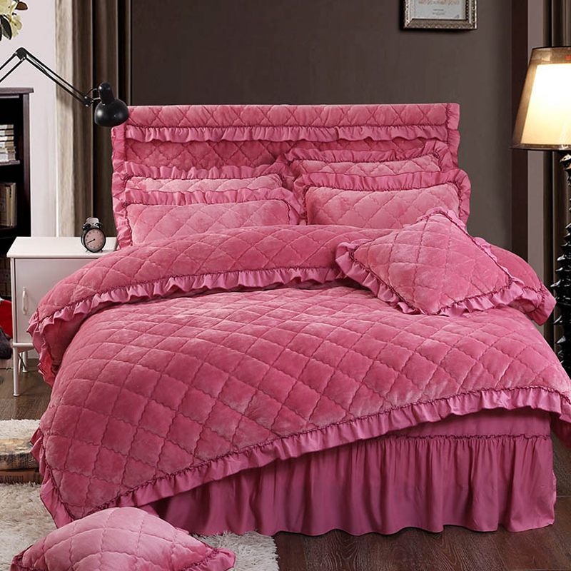 法莱绒加厚保暖220*240夹棉被套