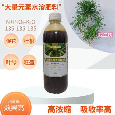 黑珍珠龙血树龙须多元素营养液肥