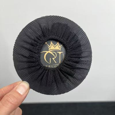 彤安喜黑色网纱蝴蝶结备用发网