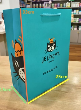 Jellycat原装礼袋礼品纸袋礼盒情侣吉利猫贺卡中号大号原版可单卖