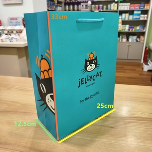 Jellycat原装礼袋礼品纸袋礼盒情侣吉利猫贺卡中号大号原版可单卖