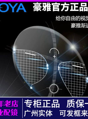 HOYA豪雅渐进镜片1.67悦览S1S3