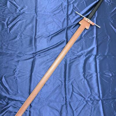 兵击HEMA武器鞘订做PU真牛皮木鞘