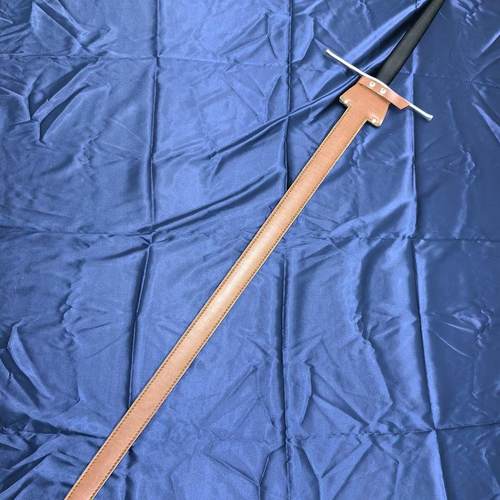 兵击HEMA武器鞘订做PU真牛皮木鞘