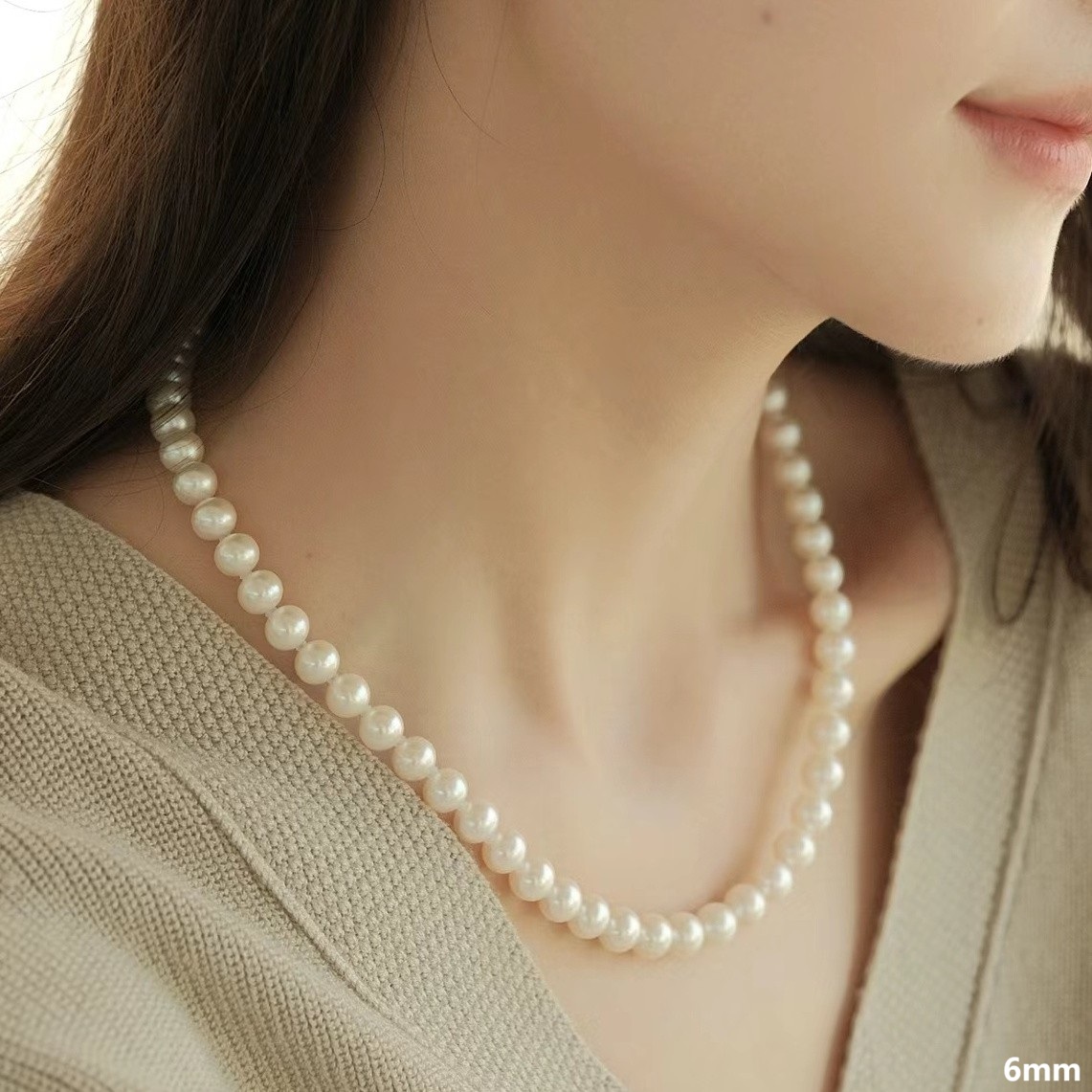 施家珍珠项链轻奢小众高级感气质